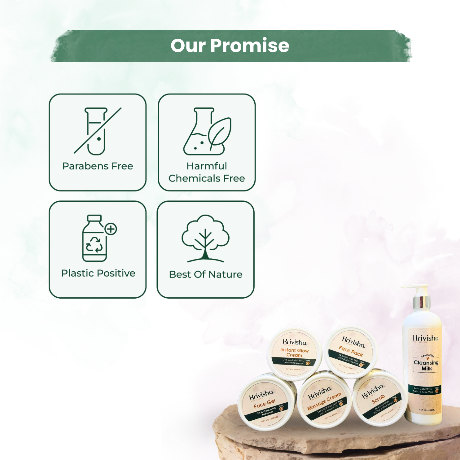 24K Gold Bright Glow Complete Facial Kit