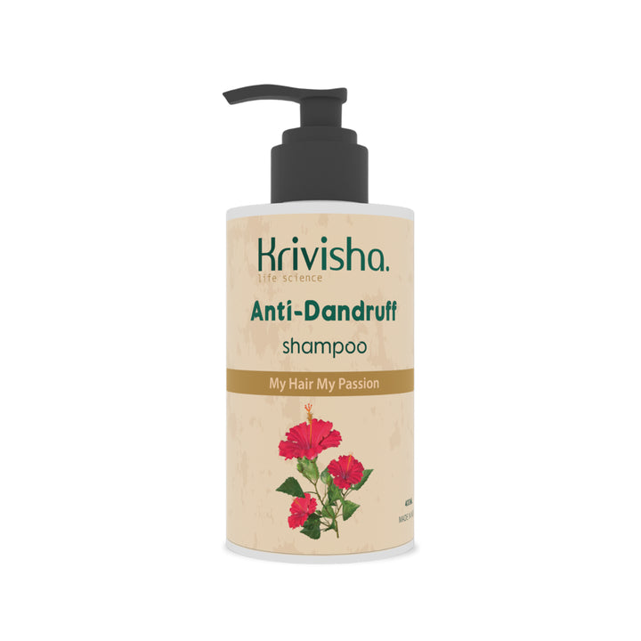 Anti Dandruff Shampoo With  Hibiscus &Aloevera For Suitable For All Hair Types