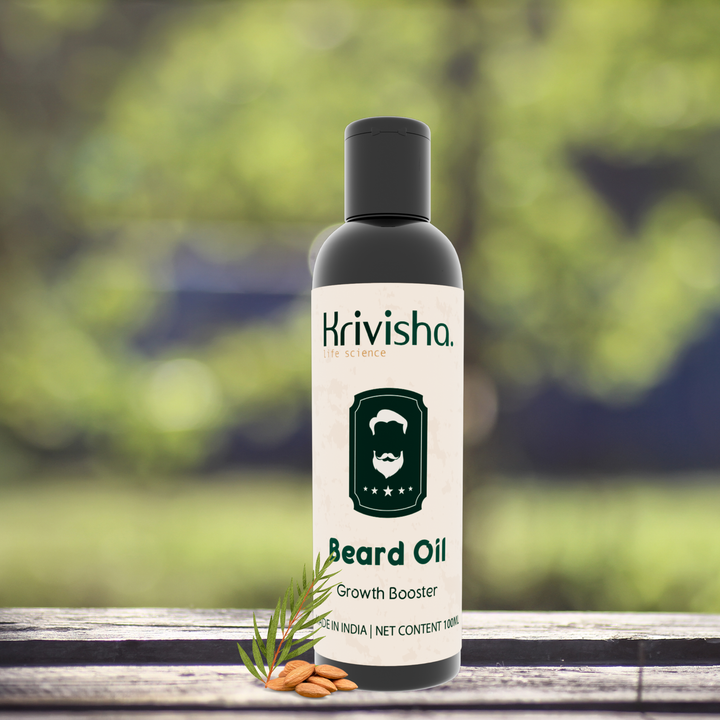 Beard Oil With Rosemary Oil, Tea Tree Oil, &Sweet Almond Oil For  Growth BoosterWith Rosemary Oil , Tea Tree Oil, &Sweet Almond Oil For  Growth Booster
