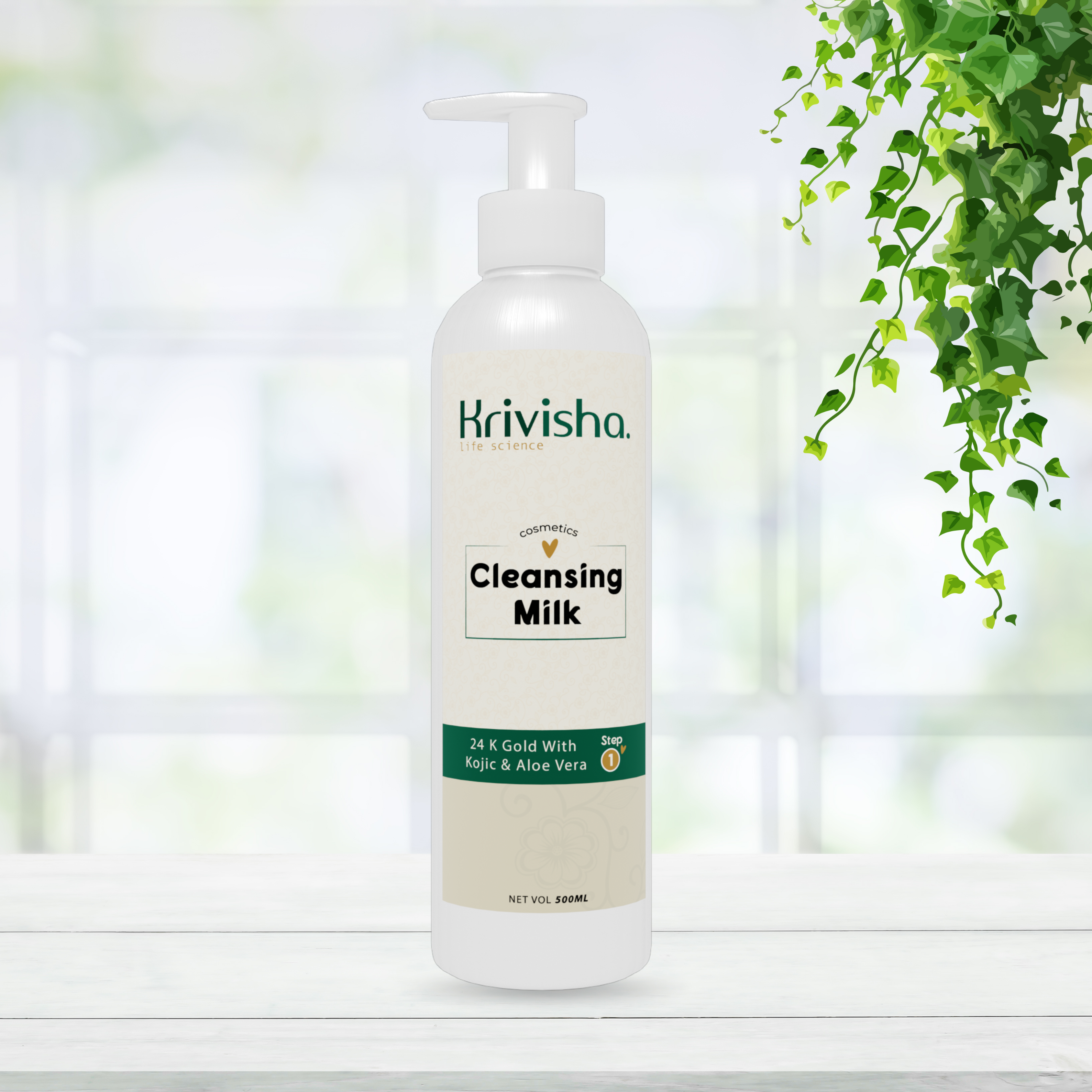 Cleansing Milk For Face With Kojic & Aloevera For Gental Cleansing