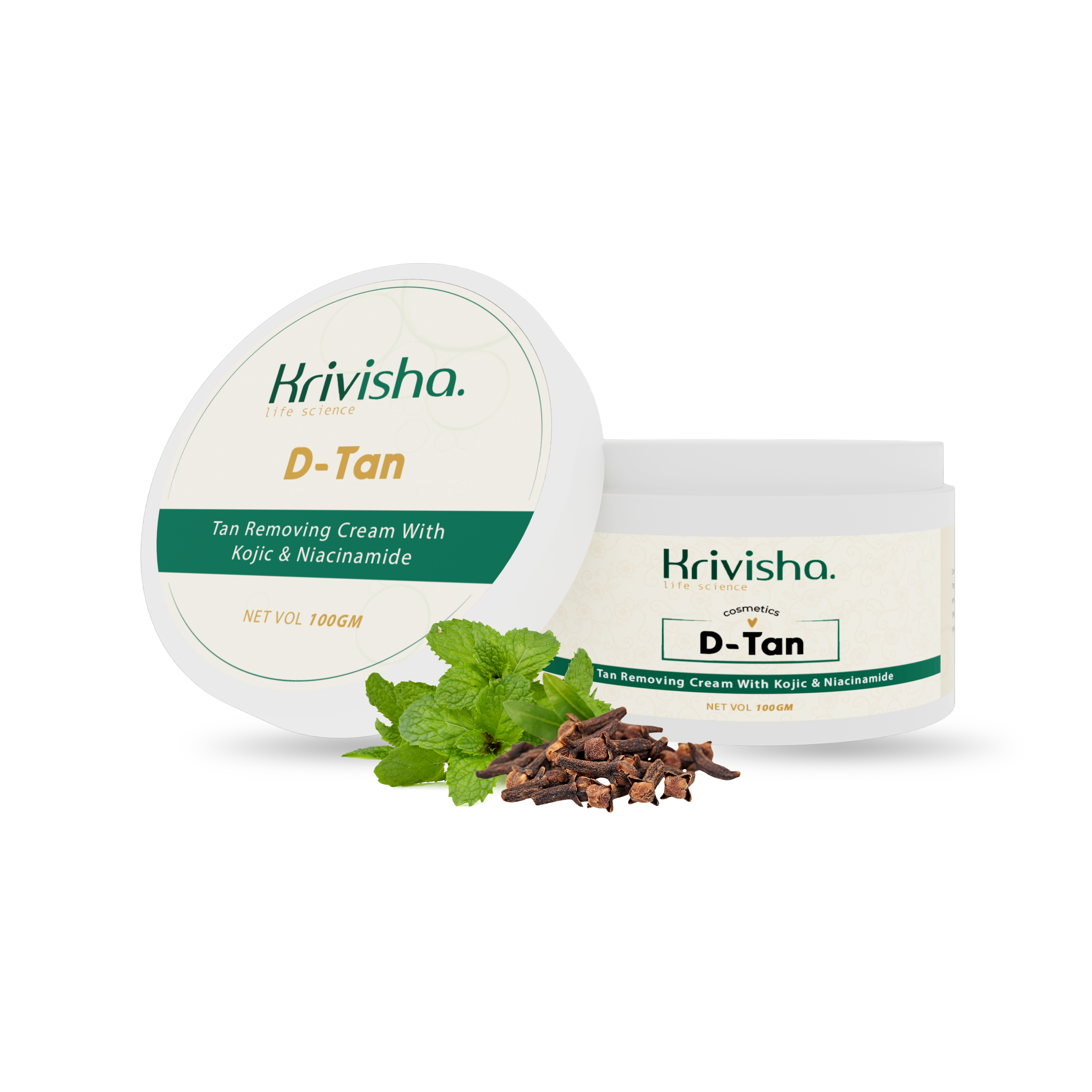 D-Tan Skin Tightening With Clove Oil & Pipermint Oil For Reduces Pigmentation