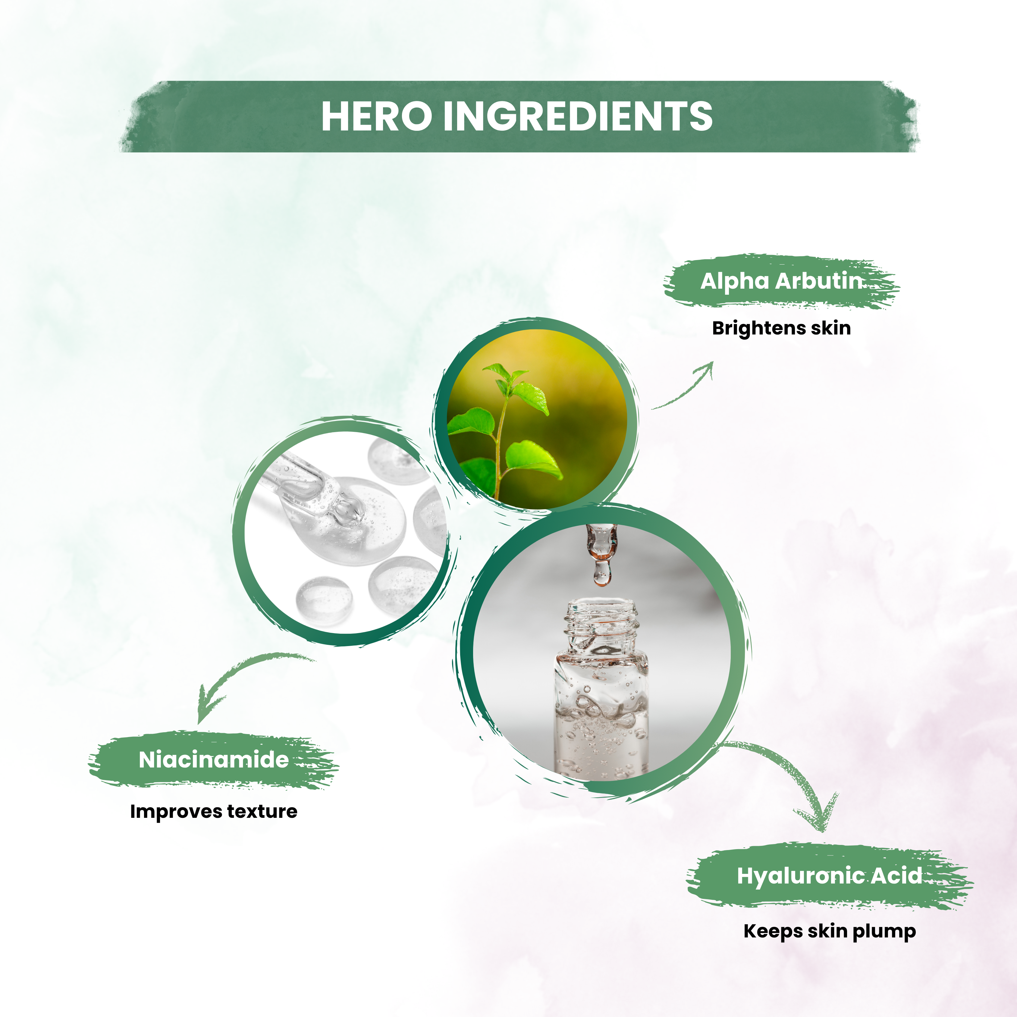 Day Cream With Hyluronic Acid Gluthathion, Allenton &Niacinamide  For Plumps Out Fine Lines Wrinkles /  Make Skinrediats