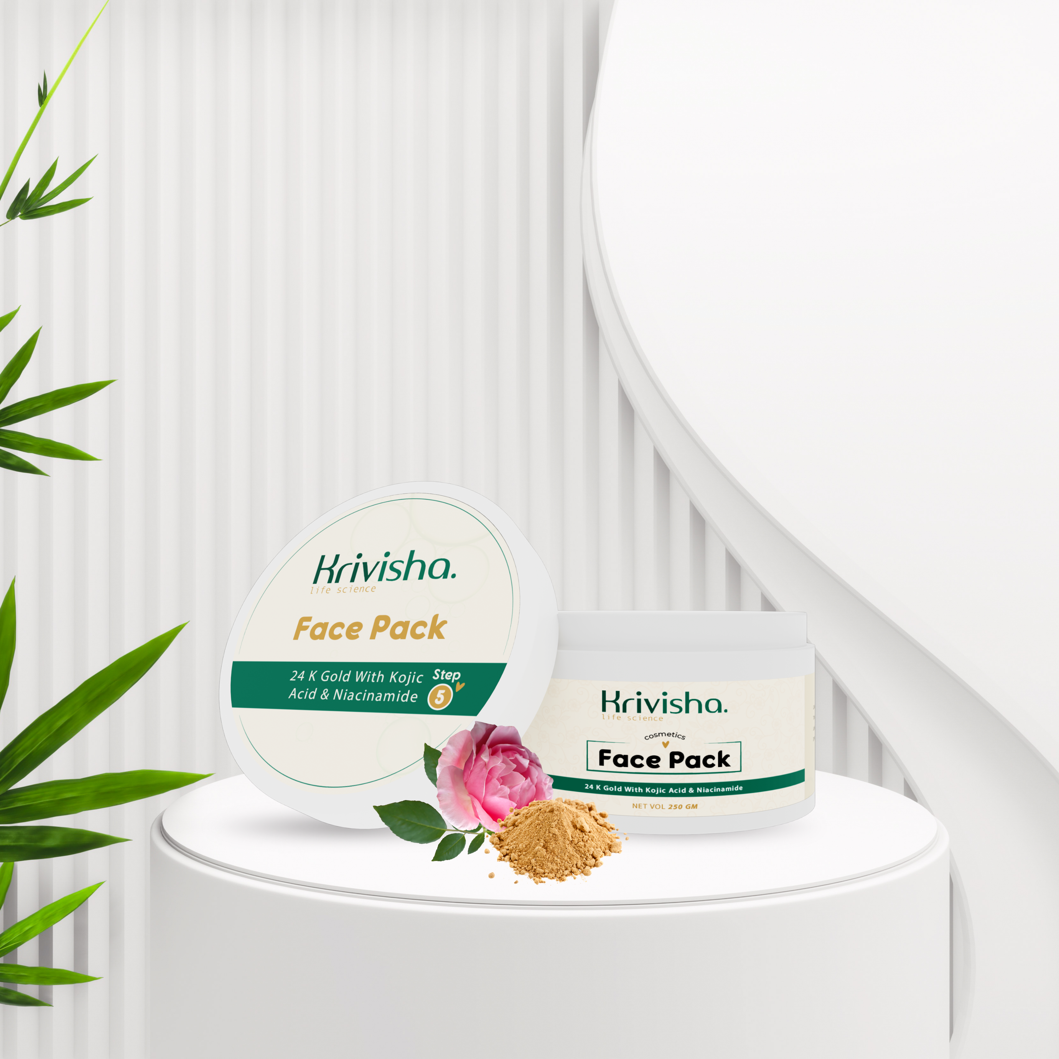 Face Pack  Purifying  With Rose , Niacinamide ,Multani Mitti For Normal To Oily Skin