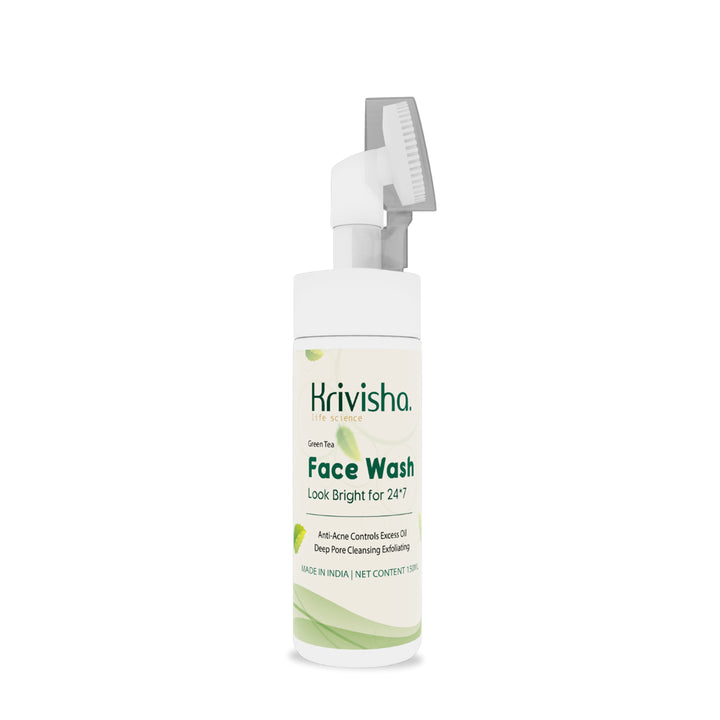 Green Tea Facewash With Green Tea & Tea Tree For Anti Acne & Controls Excess Oil