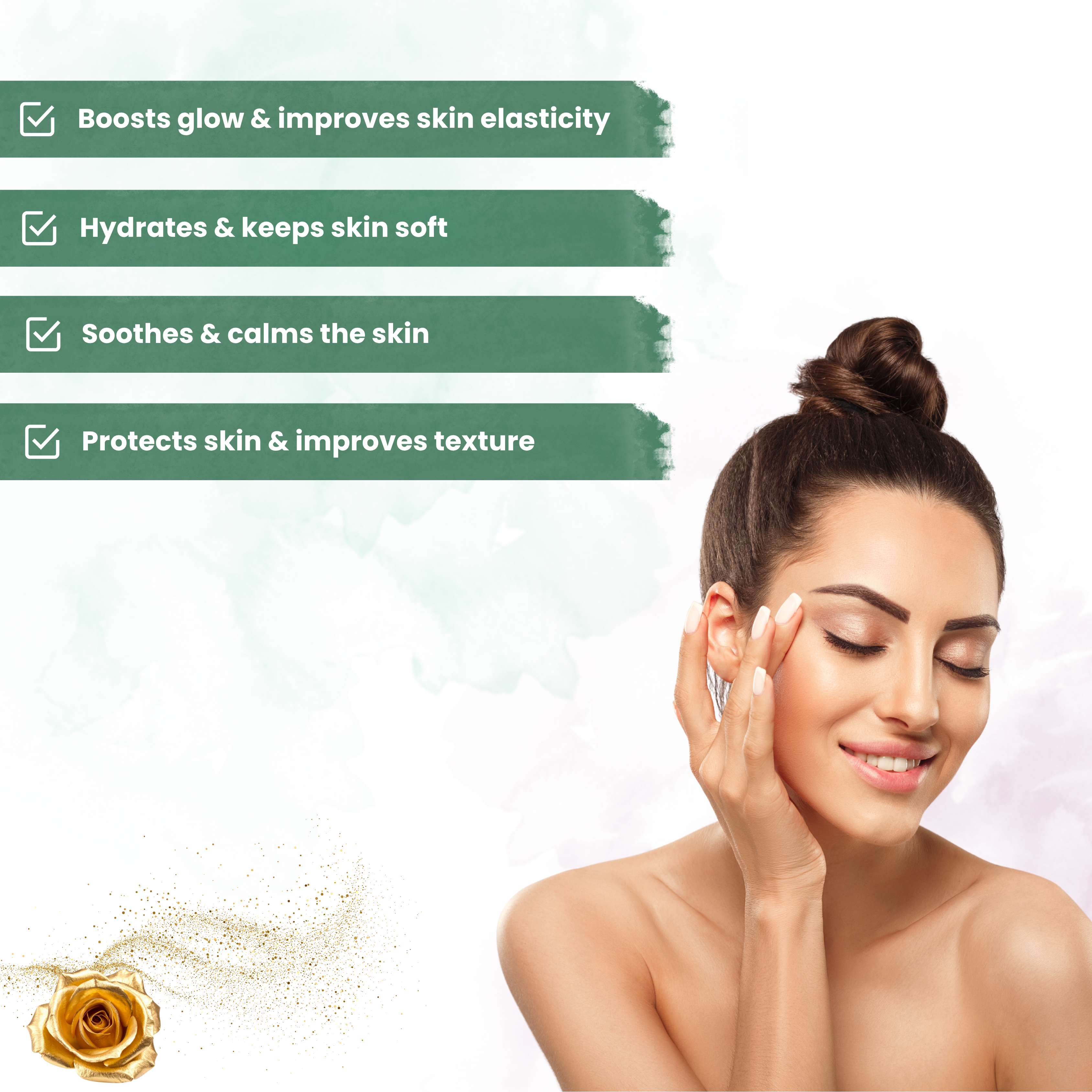 Gold Reduce Tan Facewash With Golden  Dust,Glycerine,Aloevera  For Cleansen Skin