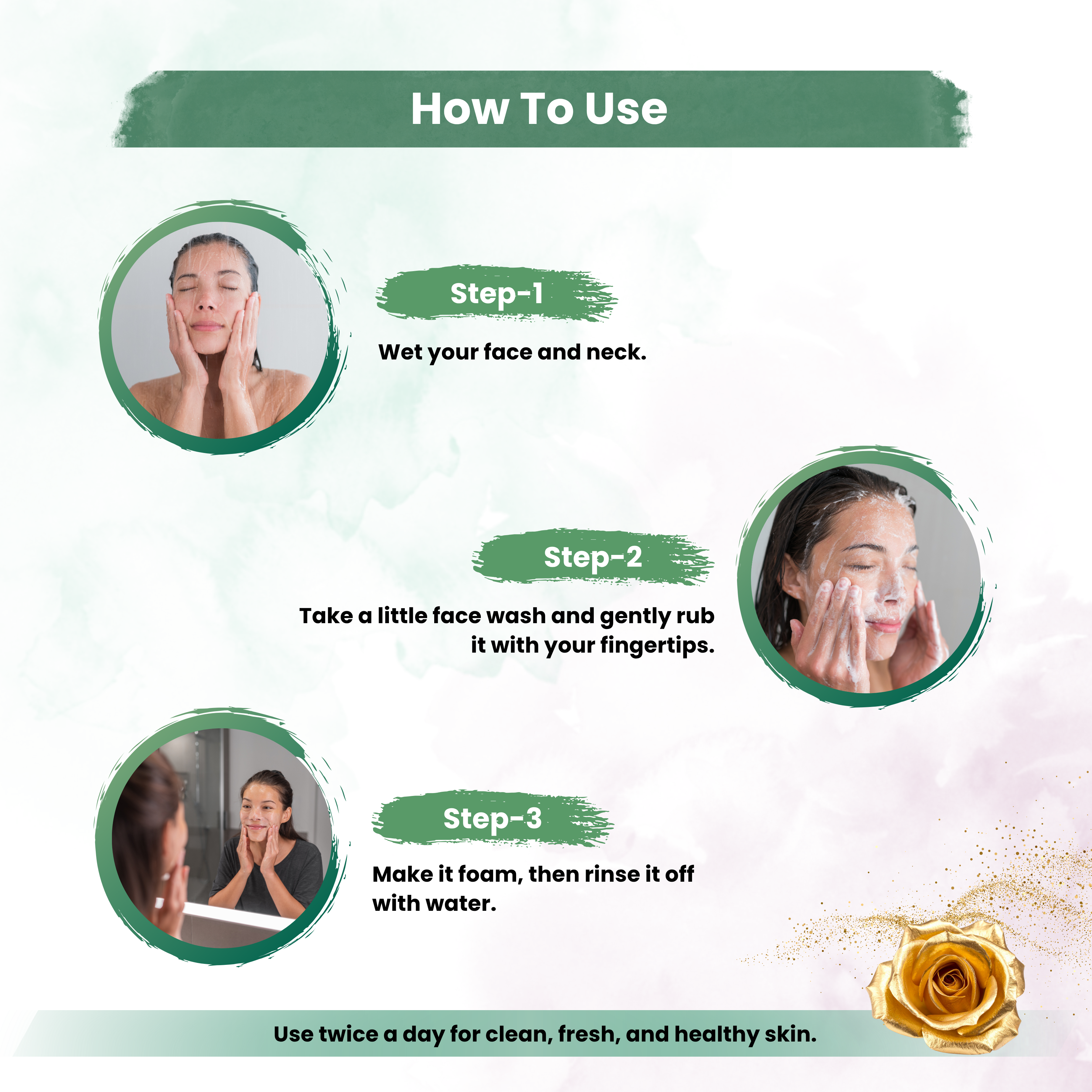 Gold Reduce Tan Facewash With Golden  Dust,Glycerine,Aloevera  For Cleansen Skin