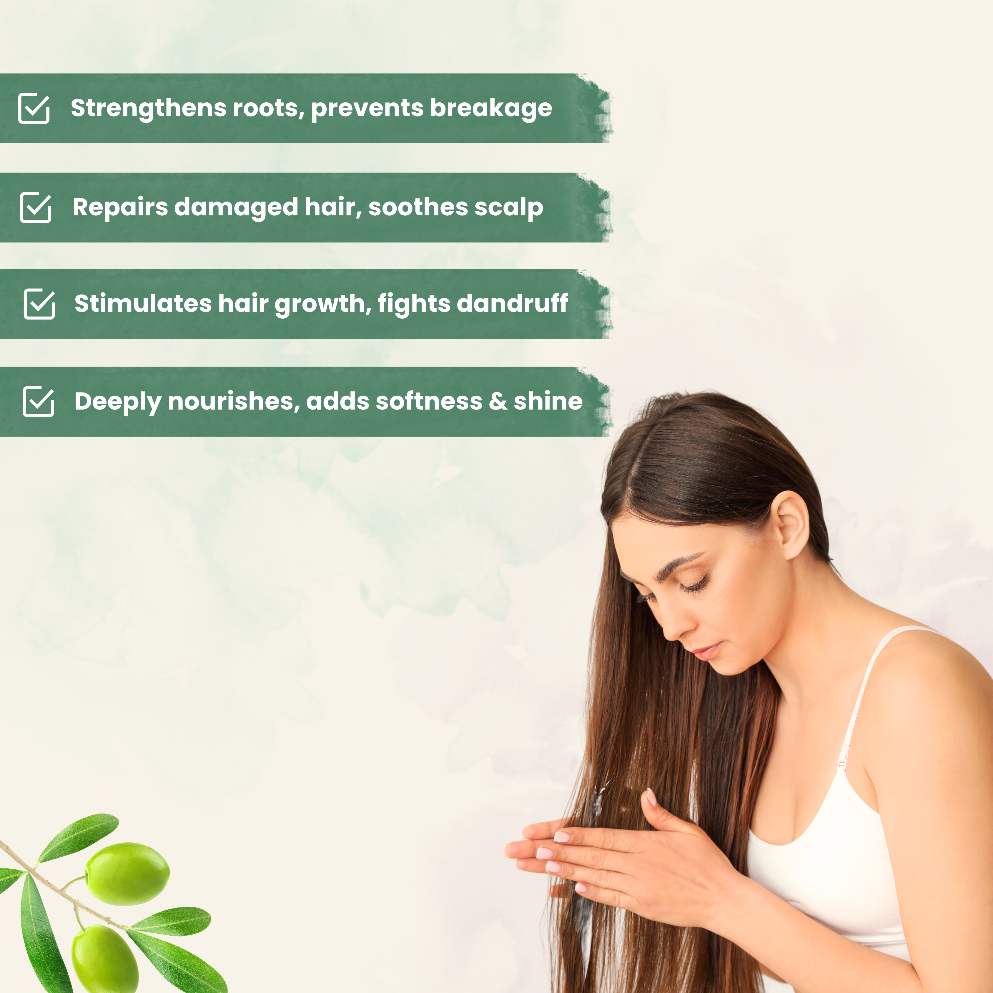 Hair Care Hair Oil With Tamanu Oil & Olive Oil For Hair Fall Control /Suitable For All Hair Types