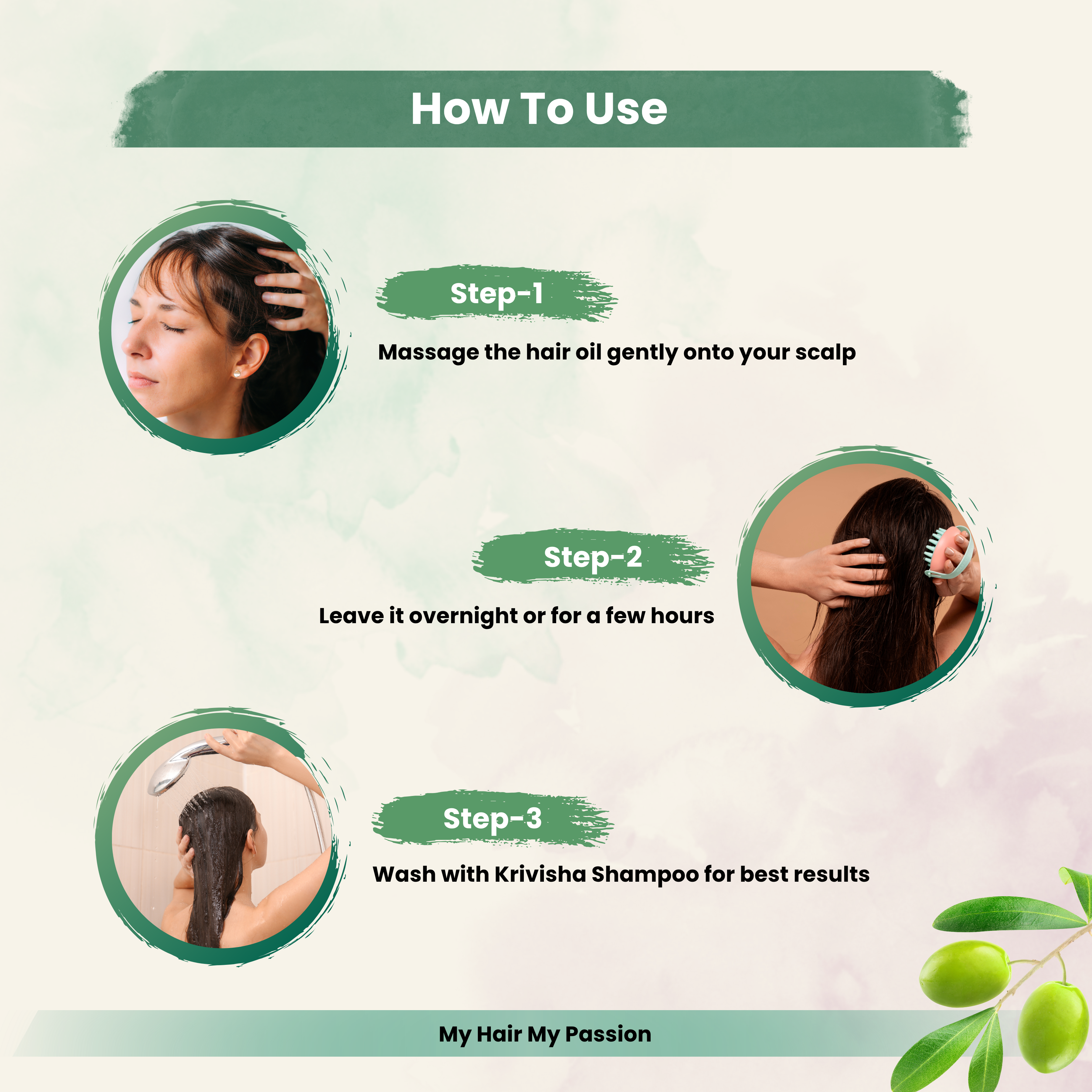 Hair Care Hair Oil With Tamanu Oil & Olive Oil For Hair Fall Control /Suitable For All Hair Types