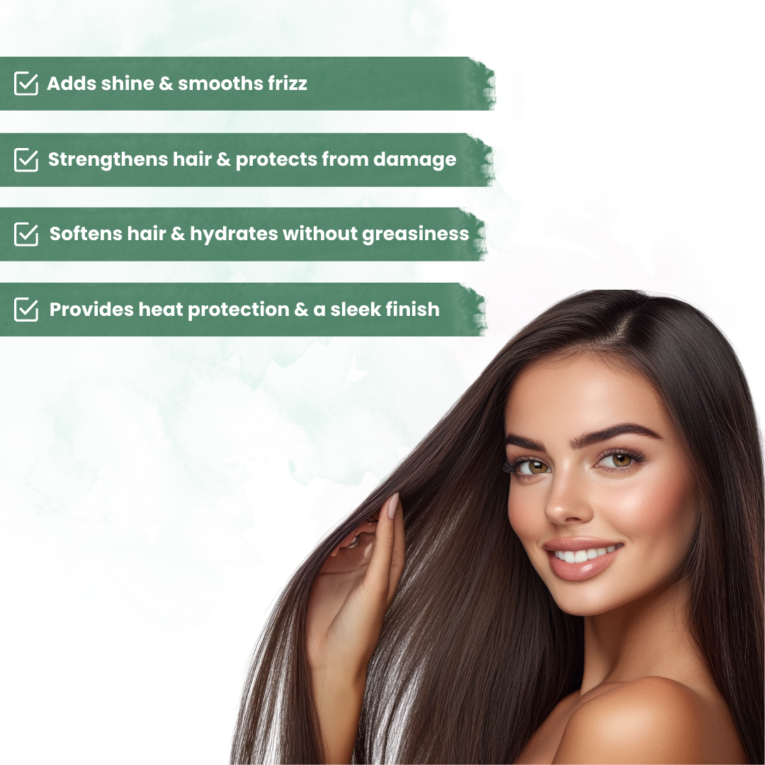 Hair Serum With Cyclopentaciloxene, Nish -1004 For Dry &Frizzy Hair/Hair  Polishing Shine