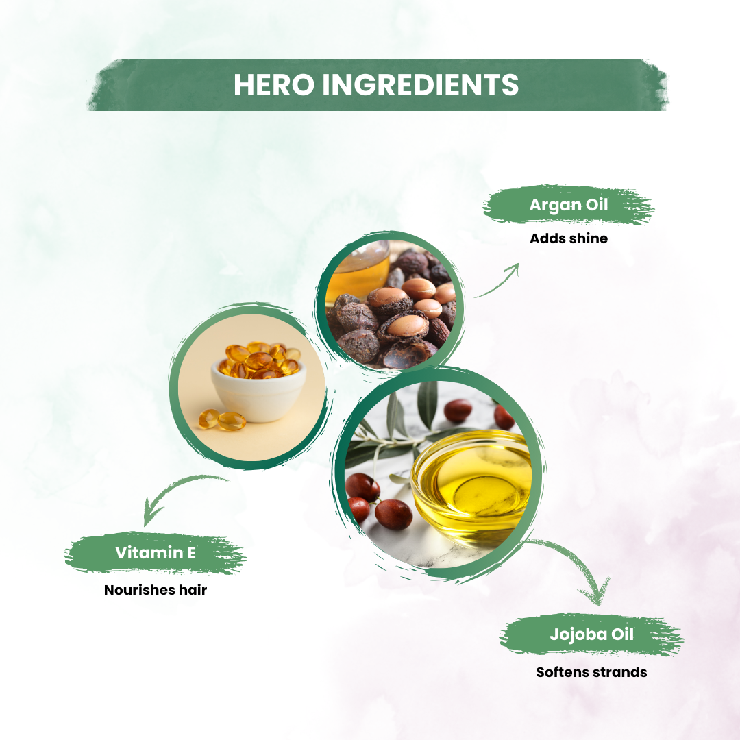 Hair Serum With Cyclopentaciloxene, Nish -1004 For Dry &Frizzy Hair/Hair  Polishing Shine