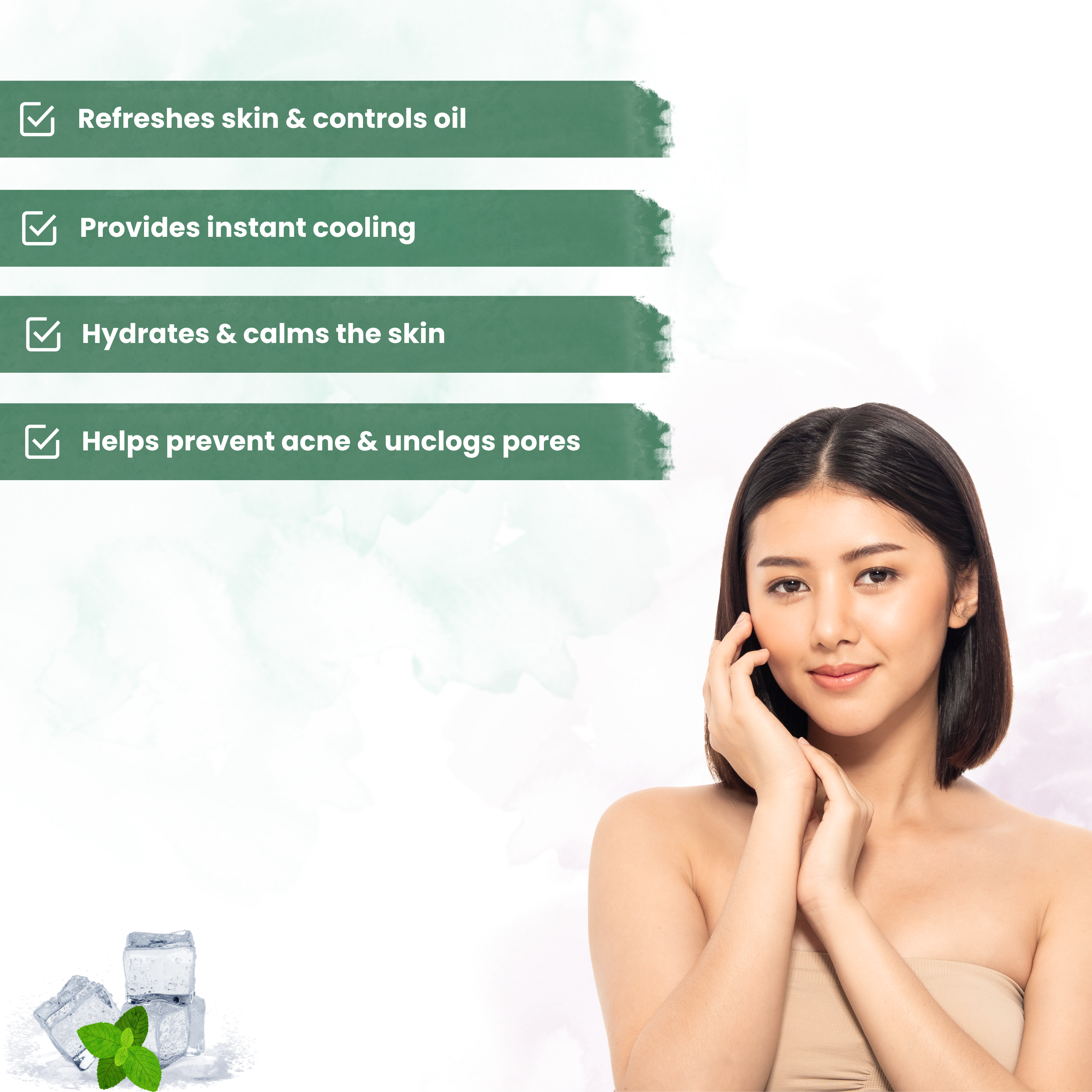 Mint Cool Blast Of Freshness Facewash With Mint & Manthol For Refreshing Cooling