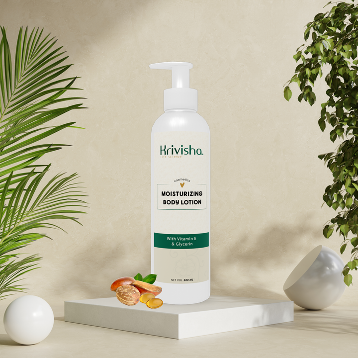 Moisturizer Body Lotion With Vitamin -E &Glycerine For Nourish Dry Skin & Hydrate Very Dry Skin