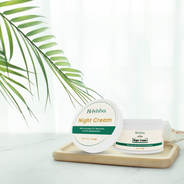 Night Cream With Avocado Oil, Hyluronic Acid ,Alphaarbutin For Prevent   Pigmentatoin /Reduce Dark Spot