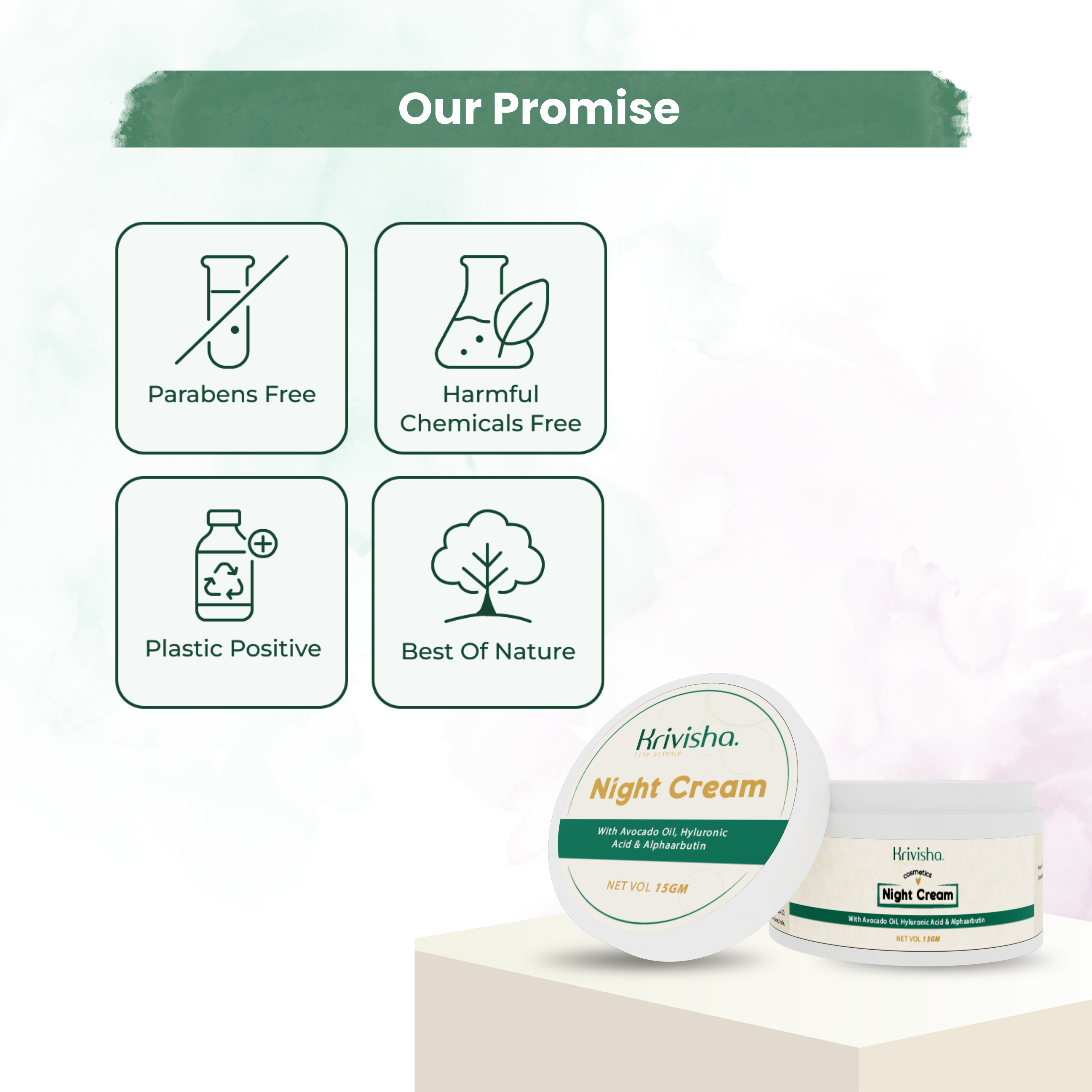 Night Cream With Avocado Oil, Hyluronic Acid ,Alphaarbutin For Prevent   Pigmentatoin /Reduce Dark Spot