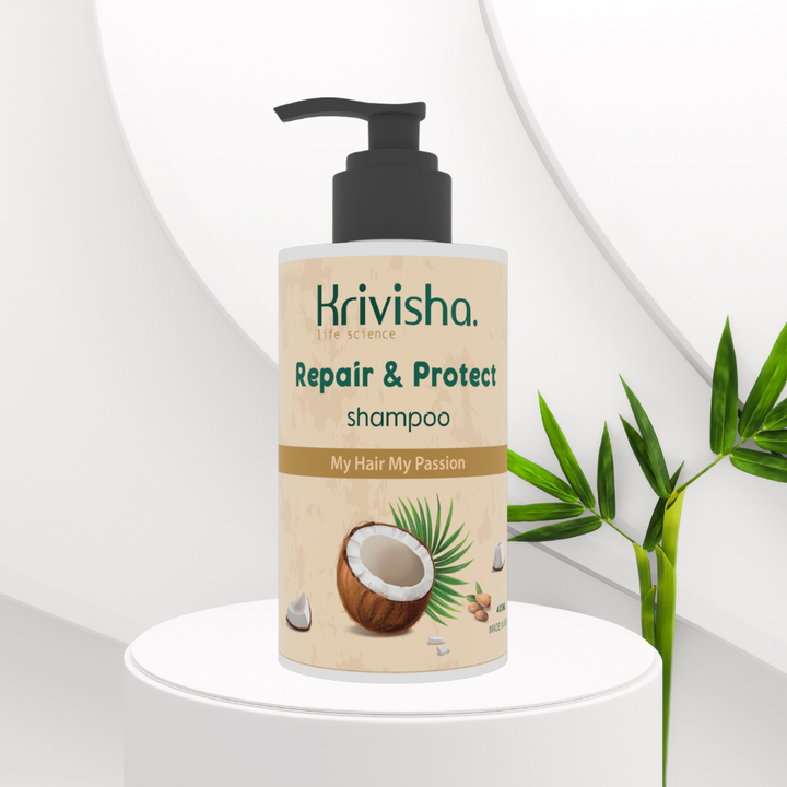 Repair &Protect Shampoo With Coconut &Glycerine For Repai Dry & Damage Hair /Promotes Healthy Shiney Hair