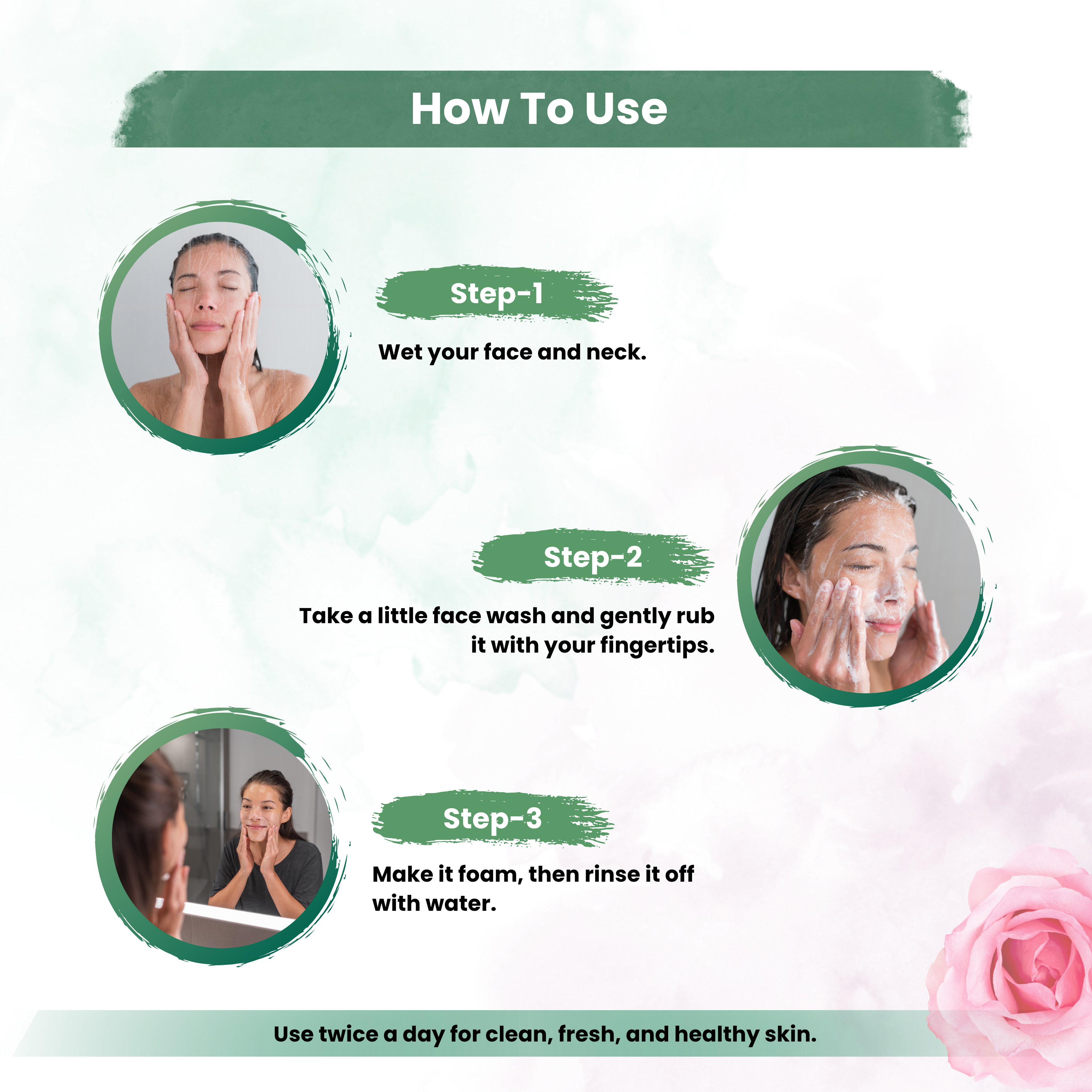 Rosewater  With Rose Extract For  Hydrates & Refreshes