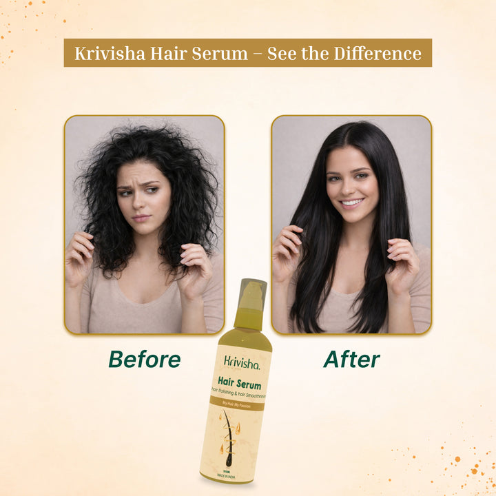 Hair Serum With Cyclopentaciloxene, Nish -1004 For Dry &Frizzy Hair/Hair  Polishing Shine