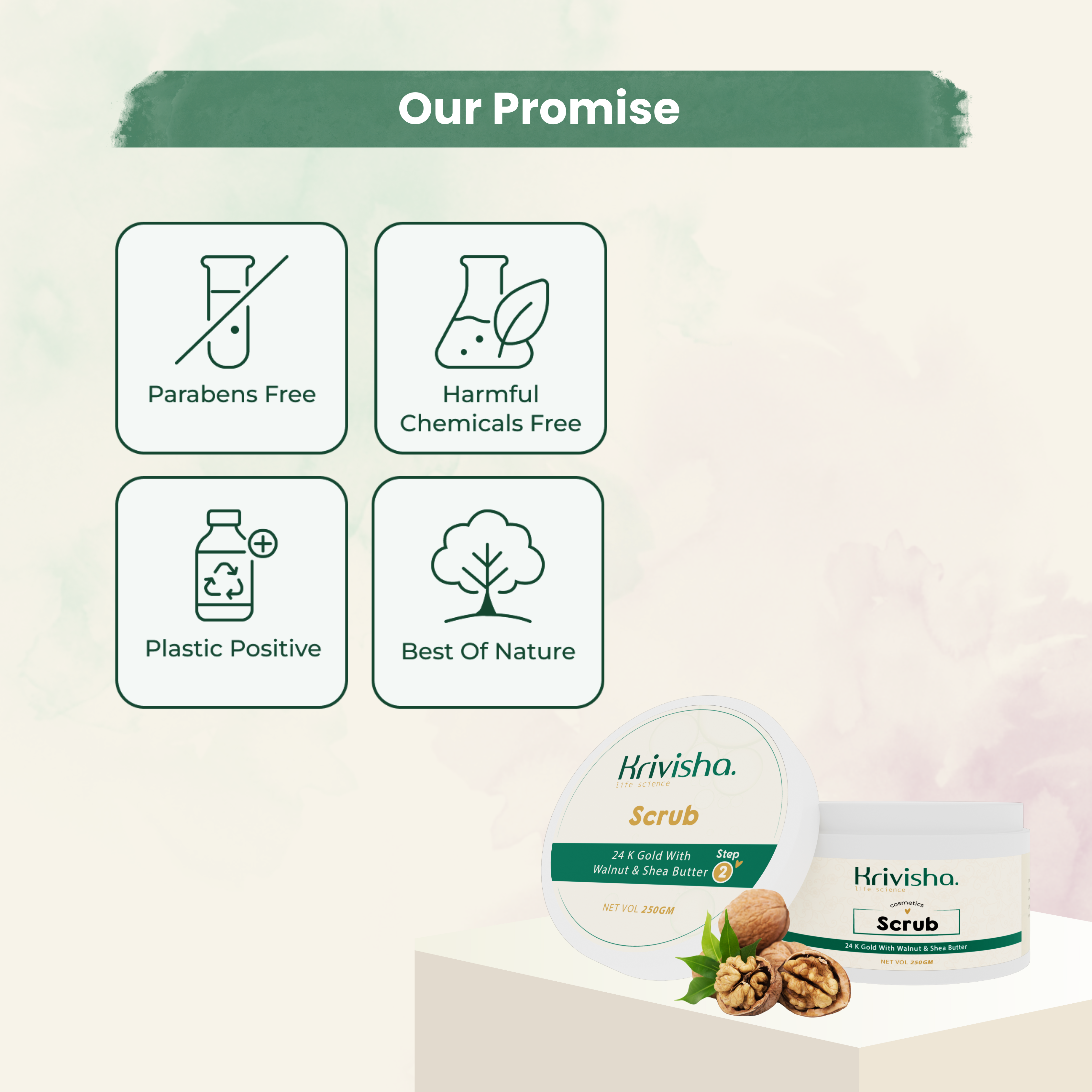 Scrub Rediance Boost With Walnut & Shea Butter For Unclogs Skin Pores