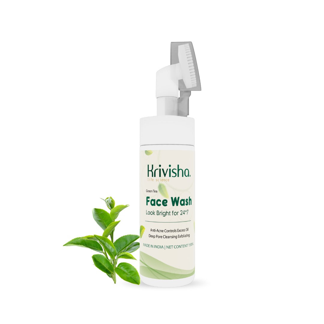 Green Tea Facewash With Green Tea & Tea Tree For Anti Acne & Controls Excess Oil